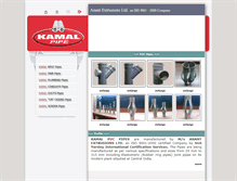 Tablet Screenshot of kamalpipes.com